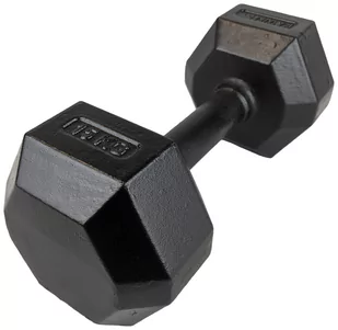 Hantla żeliwna Hex hexagonalna Kawmet 15kg - Hantle i ciężarki - miniaturka - grafika 1