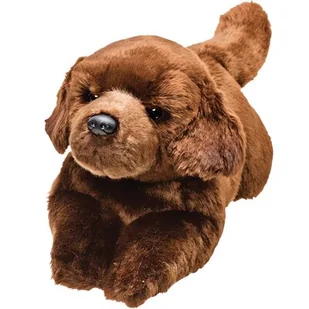 Russell Leżący czekoladowy labrador 30 cm - Maskotki i pluszaki - miniaturka - grafika 1