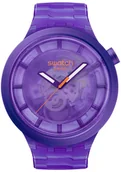 Zegarki męskie - Zegarek Swatch SB05V103 PURPLE JOY - miniaturka - grafika 1