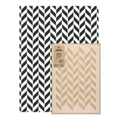 Szablony malarskie - szablon malarski wielokrotny powtarzalny // INVERSE HERRINGBONE CHEVRON - miniaturka - grafika 1