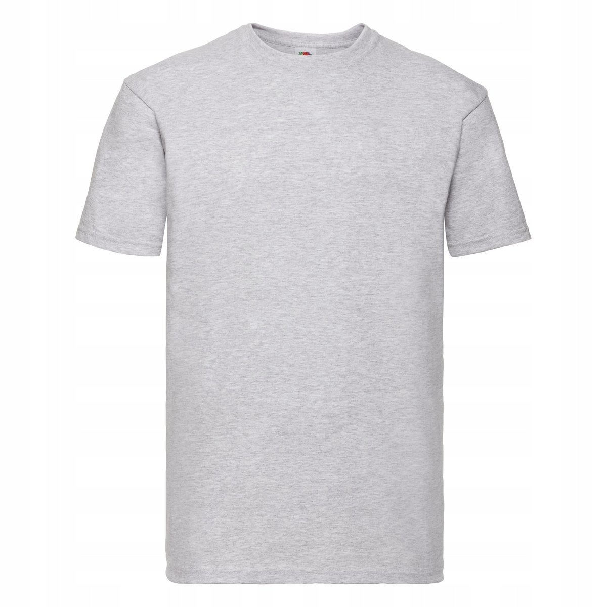 T-shirt Gruba Koszulka Męska 100% Bawełna Fruit Loom 610440 SZARY XXXL
