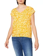 Bluzki damskie - Street One Damska bluzka Laurentia, żółty (Sulphur Yellow), 42 PL - miniaturka - grafika 1
