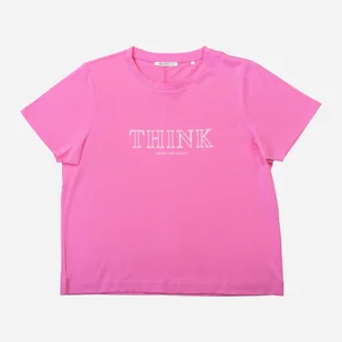 Koszulka damska basic Tom Tailor 1039870 XL Różowa (4067261813769) - Koszulki i topy damskie - miniaturka - grafika 1