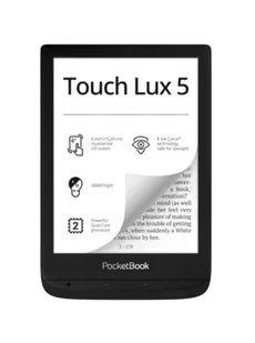 PocketBook Touch Lux 5 Ink Black - Czytniki ebooków - miniaturka - grafika 1