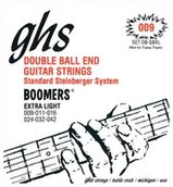 Struny gitarowe  - ghs GHS dbgbxl 9  42 Extra Light boomers Double ball End Guitar String Set DBGBXL - miniaturka - grafika 1