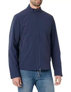 Hackett London Męska kurtka ze stretchu, granatowa, XL (DE) - Kurtki męskie - miniaturka - grafika 1