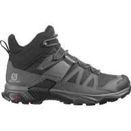 Buty trekkingowe męskie - Męskie buty turystyczne Salomon X Ultra 4 Mid Wide Gtx Rozmiar butów (UE): 48 / Kolor: czarny/szary - miniaturka - grafika 1