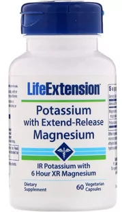 Life Extension Potas z magnezem o przedłużonym uwalnianiu 60 kapsułek wege, Life Extension BE5C-6095B - Witaminy i minerały - miniaturka - grafika 1