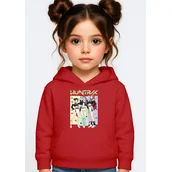 Bluzy dla dziewczynek - BLUZA DZIECIĘCA KPOP DEMON HUNTERS HUNTRIX 110-116 Z KAPTUREM BAWEŁNIANA - miniaturka - grafika 1