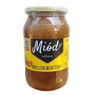 Miód WIELOKWIATOWY Pasieka Mnich 1,2 kg 0,9L z Polskiej Pasieki Naturalny - Miód - miniaturka - grafika 1