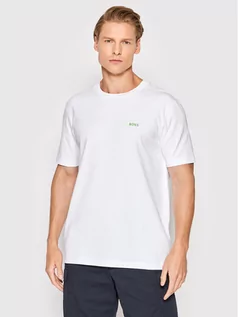 Koszulki męskie - Hugo Boss T-Shirt 50469057 Biały Regular Fit - grafika 1