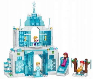 Klocki Konstrukcyjne ZAMEK Księżniczki CASTLE KRAINA LODU ELZA 708 el 20056 - Klocki - miniaturka - grafika 1