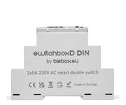 Systemy inteligentnych domów - BleBox switchBoxD DIN - podwójny przełącznik on/off na szynę DIN - miniaturka - grafika 1