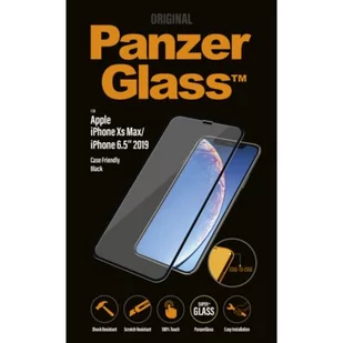 PanzerGlass Szkło do etui iPhone 11 Pro Max, Xs Max, czarne 5711724026669 - Szkła hartowane na telefon - miniaturka - grafika 1