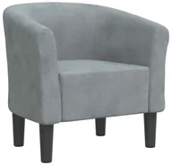 Fotele - Ciemnoszary fotel klubowy do salonu - Jivo - miniaturka - grafika 1