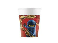 Urodziny dziecka - PROCOS DISNEY Kubeczki urodzinowe Lego Ninjago - 200 ml - 8 szt. 92240 - miniaturka - grafika 1