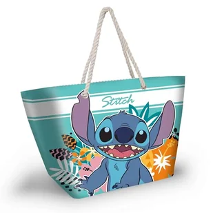 Disney Lilo and Stitch Tropic-Soleil torba plażowa, niebieska, 52 x 37 cm, Niebieski Lilo i Stitch, Jeden rozmiar, Torba plażowa Soleil - Torebki damskie - miniaturka - grafika 1