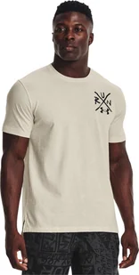 Under Armour Under Armour Destroy All Miles Tee 1370337-279 Beżowe XL - Koszulki męskie - miniaturka - grafika 1