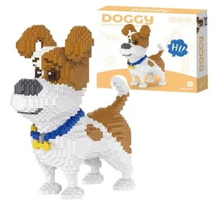 PIESEK CORGI Zestaw klocków konstrukcyjnych DOGGY 7 TOYS Kolorów 2100 el - Klocki - miniaturka - grafika 1