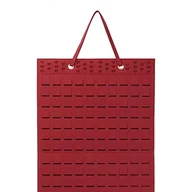 Biżuteria - akcesoria - Organizer na kolczyki do powieszenia na ścianie (czerwony) - miniaturka - grafika 1