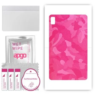 folia naklejka skórka strukturalna na TYŁ do Blackview Tab 6 - Moro Camo Różowy - apgo SKINS - Akcesoria do tabletów i e-booków - miniaturka - grafika 1