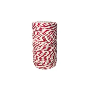 Sznurek wędliniarski biało - czerwony 10 dkg ANDPOL - Artykuły masarskie - miniaturka - grafika 1