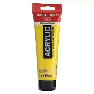 Talens Amsterdam, farba akrylowa, 120 ml, Żółty jasny, azo - Przybory szkolne - miniaturka - grafika 1
