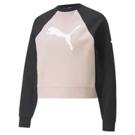 Bluzy damskie - Bluza damska Puma MODERN SPORTS CREW różowa  84982201-S - miniaturka - grafika 1