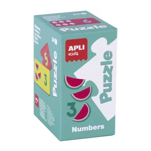 Apli Kids Puzzle dwuczęściowe Kids - Liczby 3+ - Puzzle - miniaturka - grafika 1