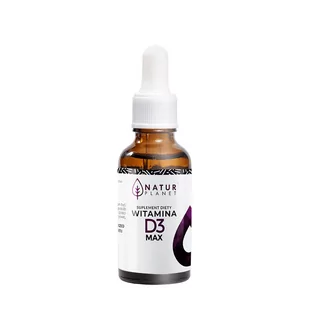 Natur Planet, Witamina D3 MAX 4000 IU w kroplach, 30 ml - Witaminy i minerały - miniaturka - grafika 1