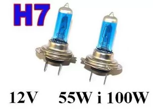 Żarówki (2szt.) Samochodowe H7 (12V) Xenon H.I.D. BLUE VISION (moc 55W lub 100W) - Homologowane. - Oświetlenie samochodowe - akcesoria Żarówki (2szt.) Samochodowe H7 (12V) Xenon H.I.D. BLUE VISION (moc 55W lub 100W) - Homologowane. - Oświetlenie samochodowe - akcesoria - miniaturka - grafika 1