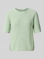 Swetry damskie - Sweter o kroju regular fit z mieszanki bawełny - miniaturka - grafika 1