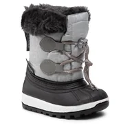 Buty dla dziewczynek - Śniegowce Boatilus K Joggy Sport Lace NJ02 VAR.15ZV Szary - miniaturka - grafika 1