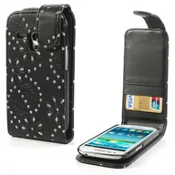 Etui i futerały do telefonów - Etui na telefon komórkowy Samsung Galaxy S3 mini i8190 / i8195 / i8200 czarne - miniaturka - grafika 1