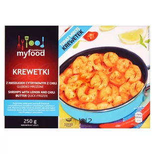 MyFood Krewetki z masełkiem cytrynowym z chili 250 g - Ryby świeże i mrożone - miniaturka - grafika 1