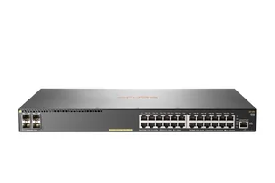 Aruba 2930F 24G PoE+ 4SFP+ Zarządzany L3 Gigabit Ethernet (10/100/1000) Obsługa PoE 1U Szary - Pozostałe akcesoria sieciowe - miniaturka - grafika 1