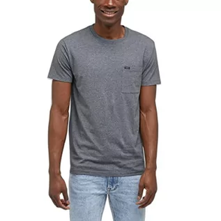 Koszulki męskie - Lee Koszulka męska Ultimate Pocket Tee T-Shirt, Washed Black, rozmiar S, Washed Black, S - grafika 1