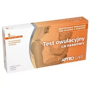 Apteo Care Test owulacyjny LH paskowy, 5 pasków, APTEO CARE 9061989 - Testy ciążowe i diagnostyczne - miniaturka - grafika 1