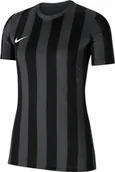 Koszulki i topy damskie - Nike Damska koszulka Striped Division Iv Jersey Ss Women T-Shirt szary antracytowy/czarny/biały XS - miniaturka - grafika 1