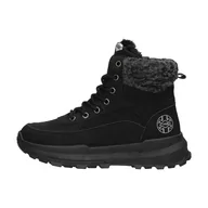 Botki damskie - Czarne trapery damskie, botki na traperze Lee Cooper 1362L - miniaturka - grafika 1