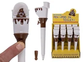 Długopisy - Długopis, kupa w kibelku - miniaturka - grafika 1