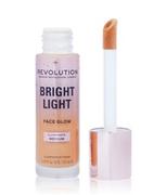 Rozświetlacze do twarzy i ciała - MAKEUP REVOLUTION - BRIGHT LIGHT - Face Glow - Podkład/ Rozświetlacz do twarzy w płynie - 23 ml - ILLUMINATE MEDIUM - miniaturka - grafika 1