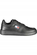 Buty sportowe męskie - Męskie buty sportowe Tommy Hilfiger czarne Kolor: czarny, rozmiar: 40 - miniaturka - grafika 1