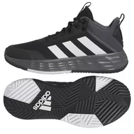 Buty sportowe męskie - Buty do koszykówki adidas Ownthegame 2.0 M (kolor Czarny, rozmiar 44) - miniaturka - grafika 1