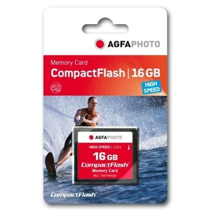 AgfaPhoto Compact Flash, 16GB Karta pamięci CompactFlash 10434 - Karty pamięci - miniaturka - grafika 1