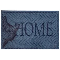 Wycieraczki - Wycieraczka materiałowa Home 40 х 60 cm niebieski - miniaturka - grafika 1
