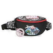 Plecaki - Marvel Avengers Los Avengers Heroes Mały pasek na biodro Czarny 34x13x7 cms Poliester, czarny, Riñonera Pequeña, Mała stanika - miniaturka - grafika 1