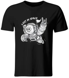 Koszulka z Nadrukiem Lost In Space, Kosmos, Nasa, roz. S - Koszulki męskie - miniaturka - grafika 1