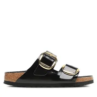 Klapki i japonki damskie - Klapki Birkenstock Arizona Big Buckle 1021476 Czarny - miniaturka - grafika 1