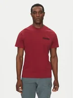 Koszulki męskie - Napapijri T-Shirt S-Vignoni NP0A4ILX Czerwony Regular Fit - miniaturka - grafika 1